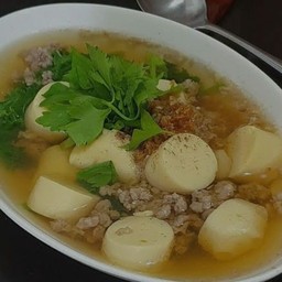 ต้มจืดเต้าหู้หมูสับ