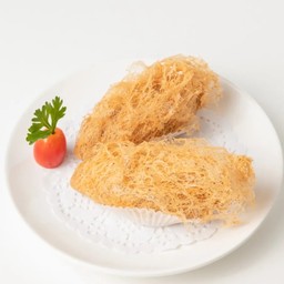 เผือกทอดไส้กุ้งและหมู