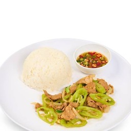 ข้าวผัดพริกหยวก