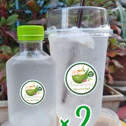 น้ำมะพร้าวสด (220ml.) x2ขวด