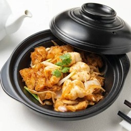 กุ้ง และกระเพาะปลาแห้งสไตล์แต้จิ๋ว (L)