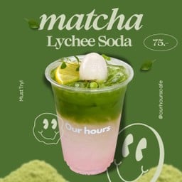 Matcha Lychee soda
