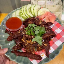 หมูแดดเดียวทอด