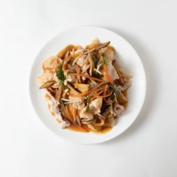 เส้นใหญ่ราดหน้าหมู (L) ( ราดหน้า )