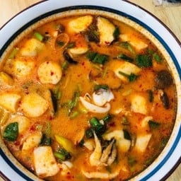 ต้มยำปลาหมึกน้ำข้น