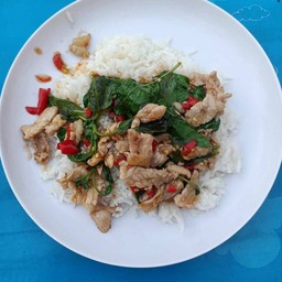 ข้าวกระเพาหมู