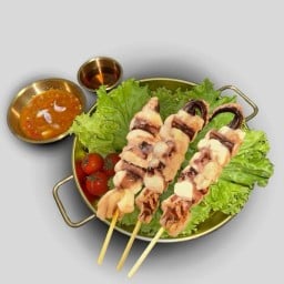 หมึกย่าง รสจี๊ด เสนานิคม