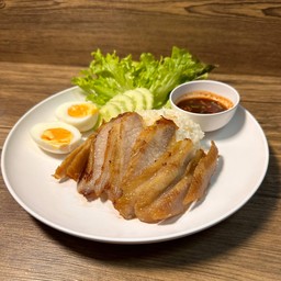 ข้าวหน้าคอหมูย่าง