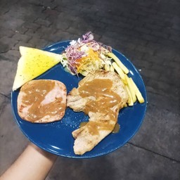 สเต็กแฮม+พอร์คช็อป