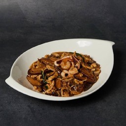 ซีฟู๊ดผัดเห็ดซอสสไตล์จีน