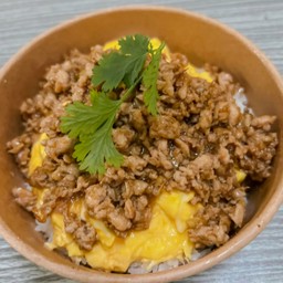 ข้าวไข่ข้นหมูสับขยี้