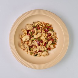 กากหมูคั่วพริกเกลือ