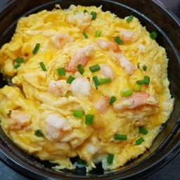 ไข่ข้นกุ้ง(กับข้าว)