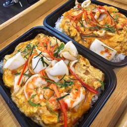 ข้าวไข่ข้น ห่อหมกทะเล
