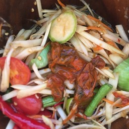 ตำหอยดองไม่ปลาร้า