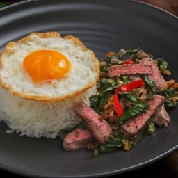 Stir-Fried Basil Angus Picanha 250 G.