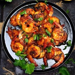 กุ้งผัดกระเทียม