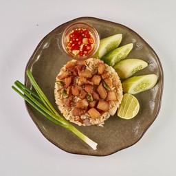 ข้าวขยำหมูเค็ม