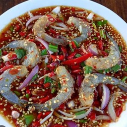 ยำกุ้งสด