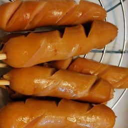 ข้าวเหนียวหมูปิ้ง15บาทตลาดจตุจักร