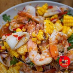 ยำข้าวโพดรวมทะเล