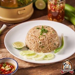 ข้าวผัดไข่(ไม่มีเนื้อสัตว์)