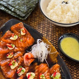 ชุดเซตข้าวแซลมอลดอง