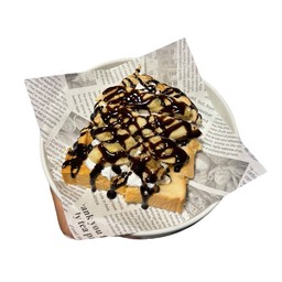 ขนมปังปิ้งวิปครีมกล้วยหอม