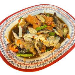 เหลารวมทะเล+ปูม้า+แซลมอน (ปลาร้า)