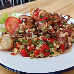 หมึกไข่ผัดพริกเกลือ (กับข้าว) lm