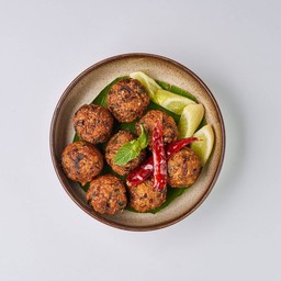 ลาบหมูทอด