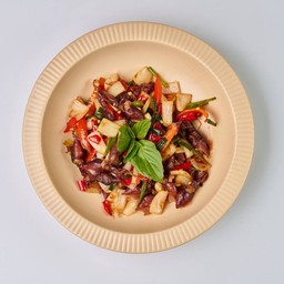 หมึกหิ่งห้อยญี่ปุ่นผัดกะปิ