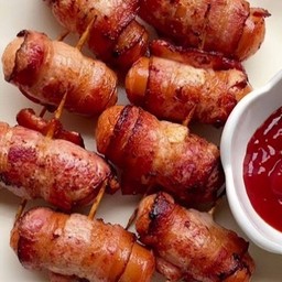 สามชั้นสไลด์พันไส้กรอกรมควัน