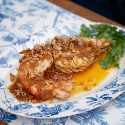 กุ้งแม่น้ำทอดเกลือ (1 ตัว)
