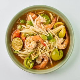 ส้มตำกะปิสะตอกุ้ง