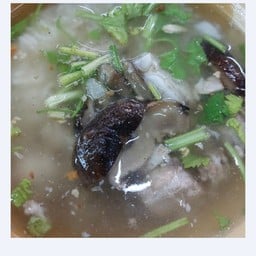 ข้าวต้มซี่โครงหมู+เห็ดหอม