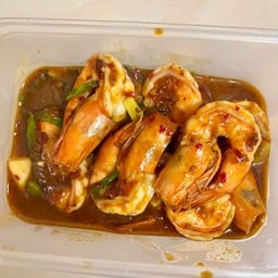 กุ้งผัดพริกเผา
