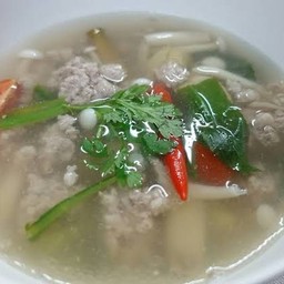 ต้มยำหมูสับ รสแซ็บ พริกแห้งคั่ว หอมๆ