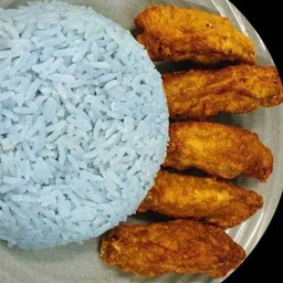 ข้าวปีกไก่ทอด