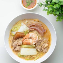 สุกี้น้ำรวมมิตรไม่เนื้อวัว