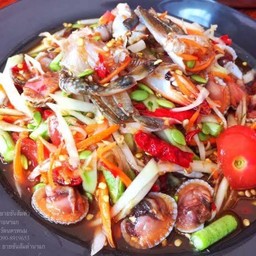 ตำปูม้าหอยแครงปลาร้า