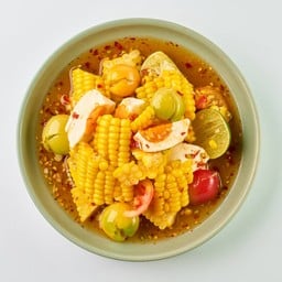 ตำข้าวโพดไข่เค็ม