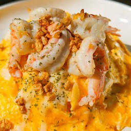 กุ้งกระเทียม (ข้าวไข่ข้น)