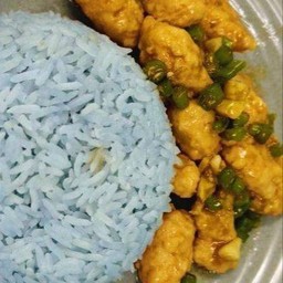 ข้าวหมูเด้งผัดพริก