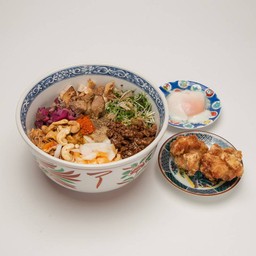 Dan Dan Noodle on-tama and Karaage2p Set