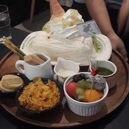 บิงซูสายไหม (นมสด)