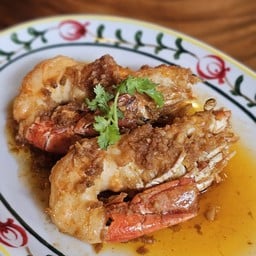 กุ้งแม่น้ำทอดเกลือ