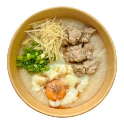 โจ๊ก ( พิเศษหมู+ ไข่ ) ❌(ไม่เครืีองในใส่ถ้วย-ช้อน พร้อมทาน)