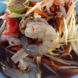 ส้มตำนัวคั่กๆ     (  ก๋วยเตี๋ยวแชมป์@คานหาม  )