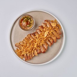 คอหมูทอด